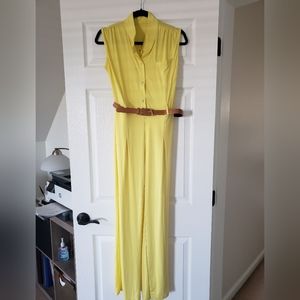 Women's Yellow Jumpsuit